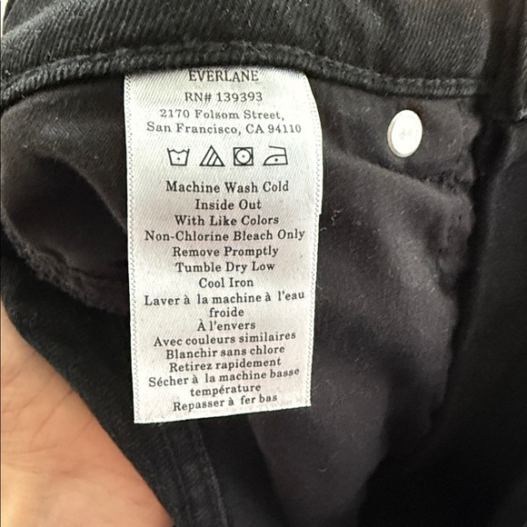 Everlane The Way High Black Jeans - Picture 7 of 9